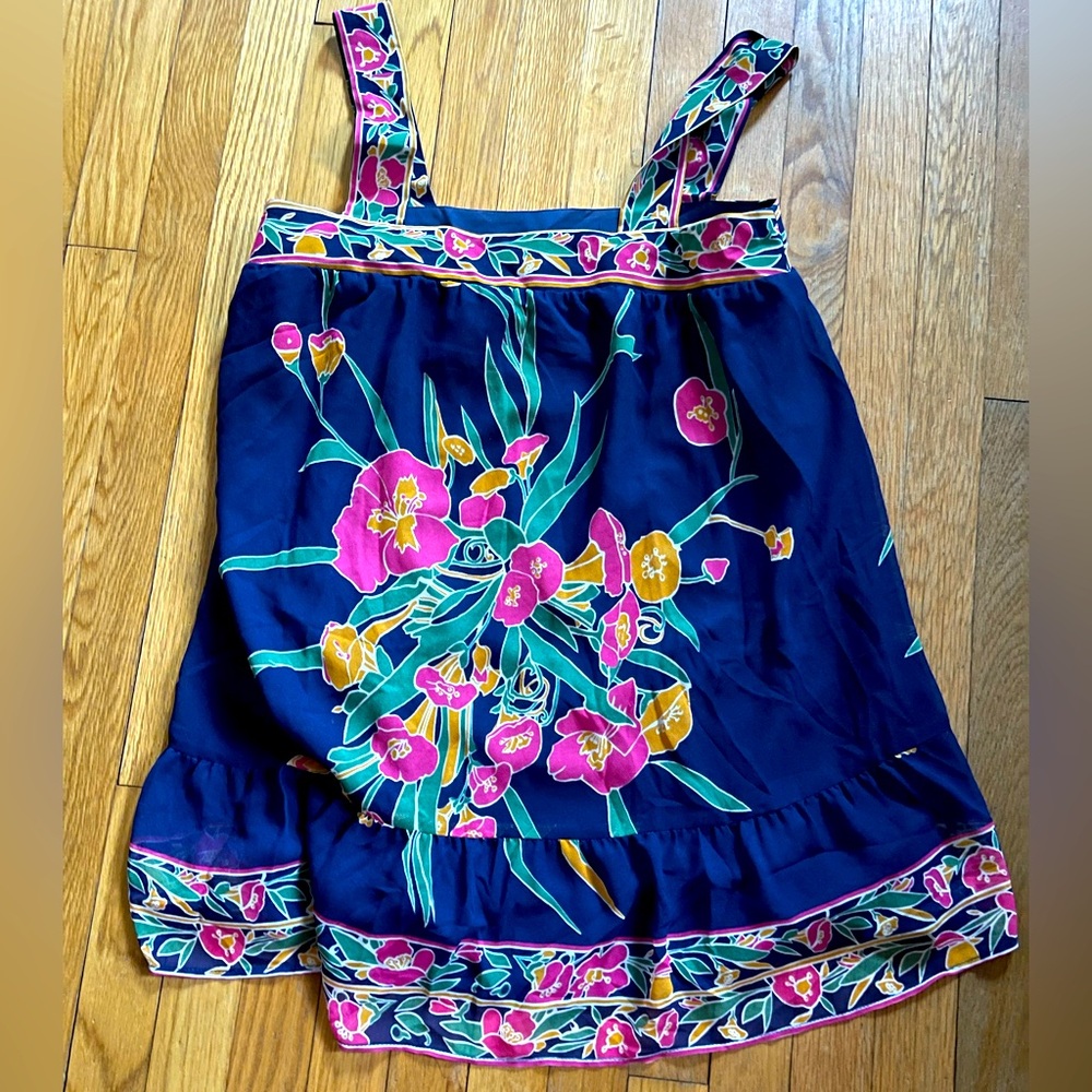 Show me your mumu small navy printed floral - euc